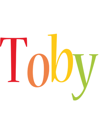 Toby birthday logo