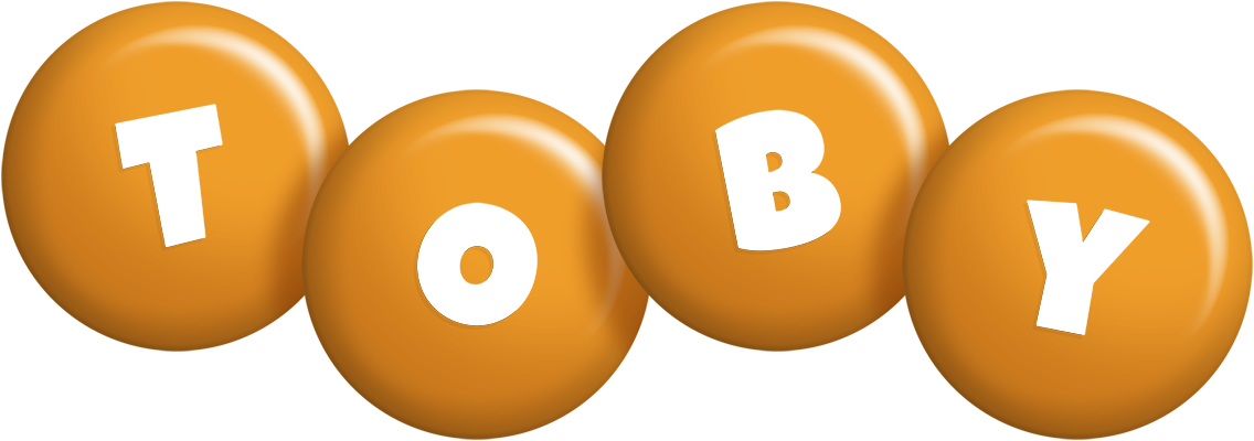 Toby candy-orange logo