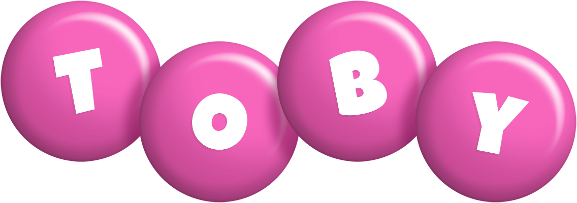 Toby candy-pink logo