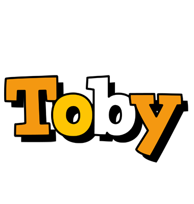 Toby cartoon logo