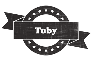 Toby grunge logo