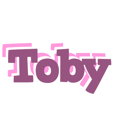 Toby relaxing logo