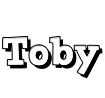 Toby snowing logo