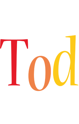 Tod birthday logo