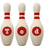 Tod bowling-pin logo