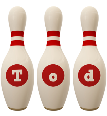 Tod bowling-pin logo