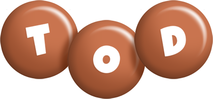 Tod candy-brown logo