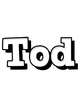 Tod snowing logo