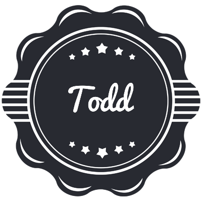 Todd badge logo