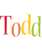 Todd birthday logo