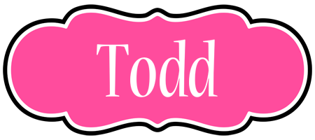 Todd invitation logo