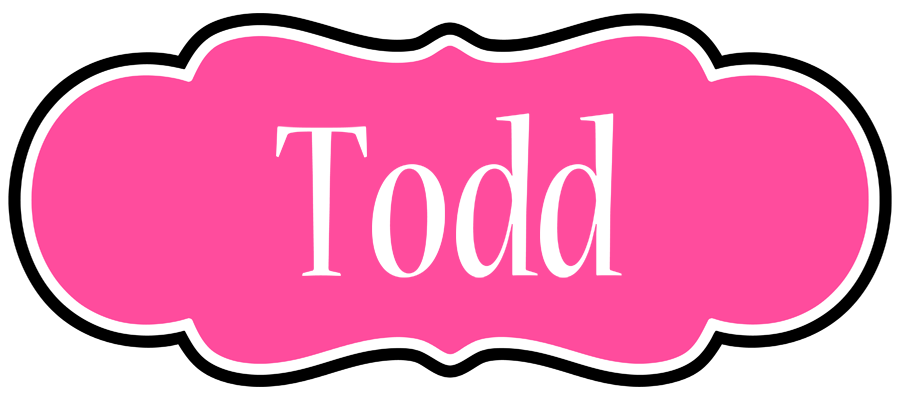 Todd invitation logo