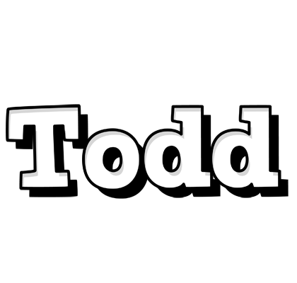 Todd snowing logo