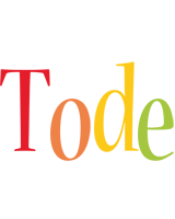 Tode birthday logo