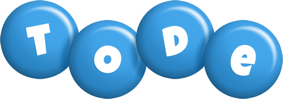 Tode candy-blue logo