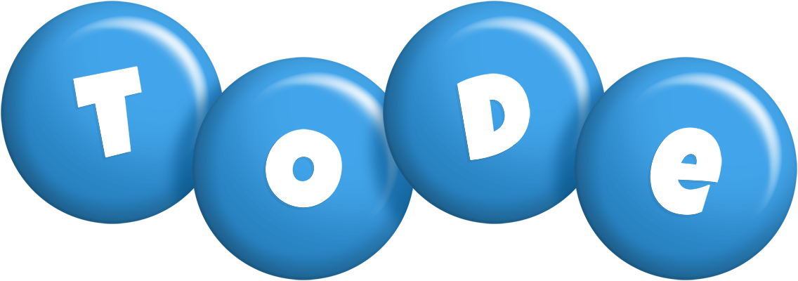 Tode candy-blue logo