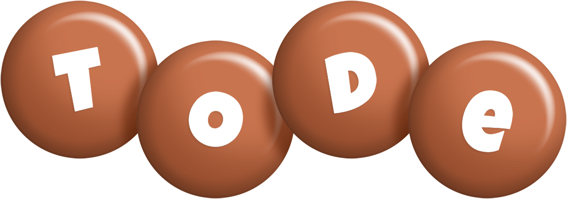 Tode candy-brown logo
