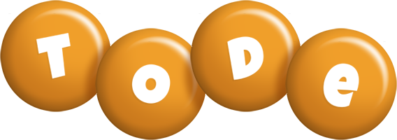 Tode candy-orange logo