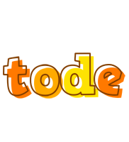 Tode desert logo