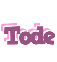 Tode relaxing logo