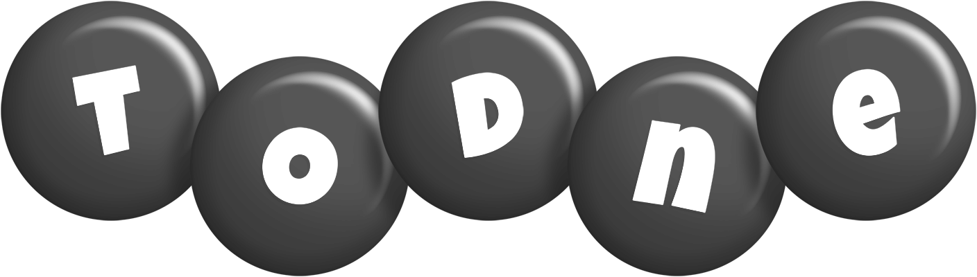 Todne candy-black logo