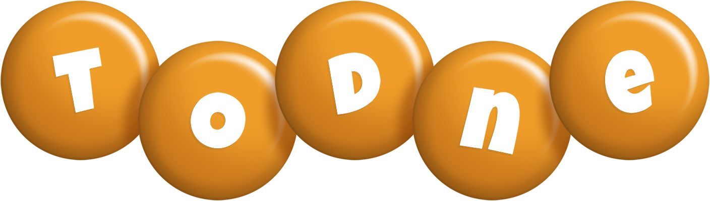 Todne candy-orange logo