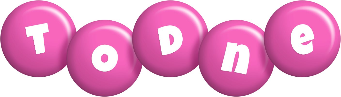 Todne candy-pink logo