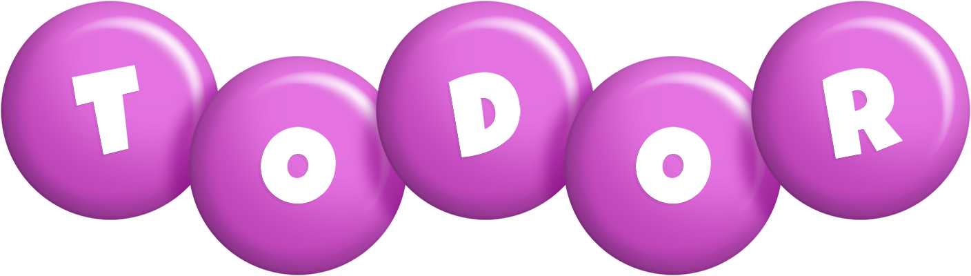 Todor candy-purple logo