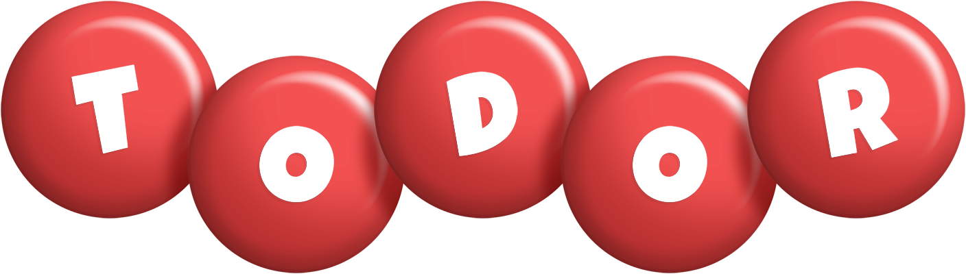 Todor candy-red logo