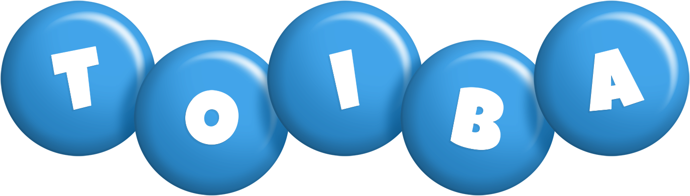 Toiba candy-blue logo