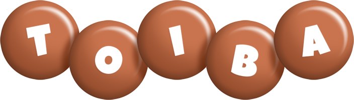 Toiba candy-brown logo