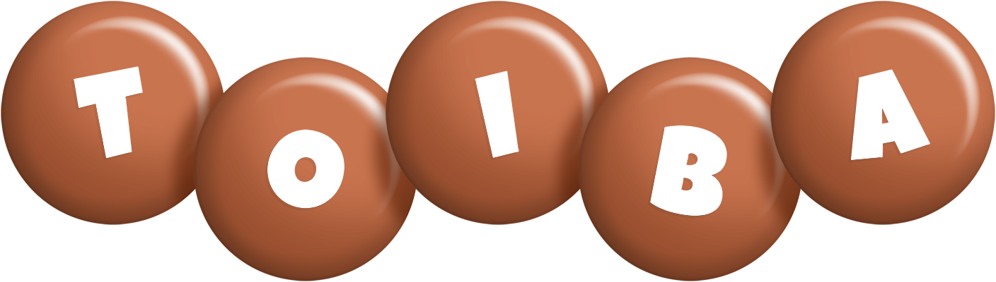 Toiba candy-brown logo