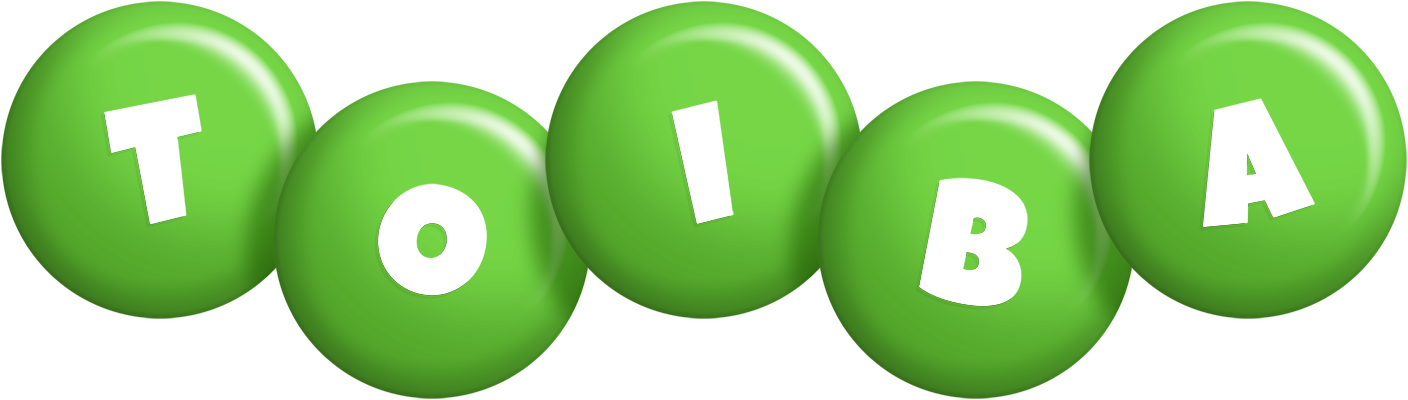 Toiba candy-green logo