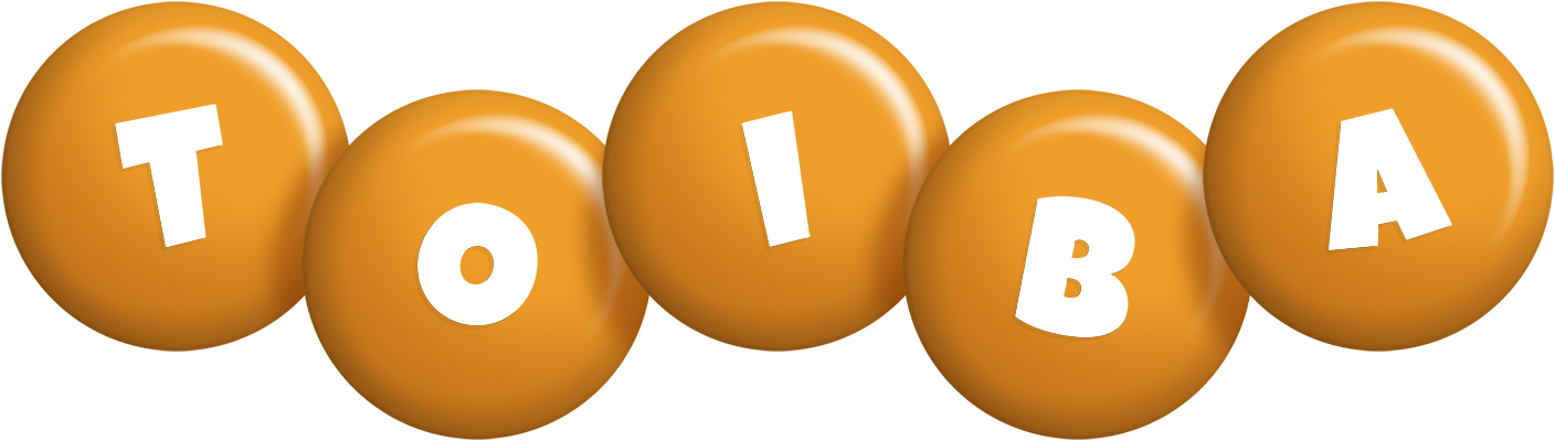 Toiba candy-orange logo
