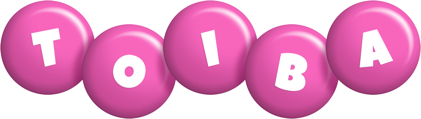 Toiba candy-pink logo
