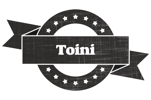 Toini grunge logo