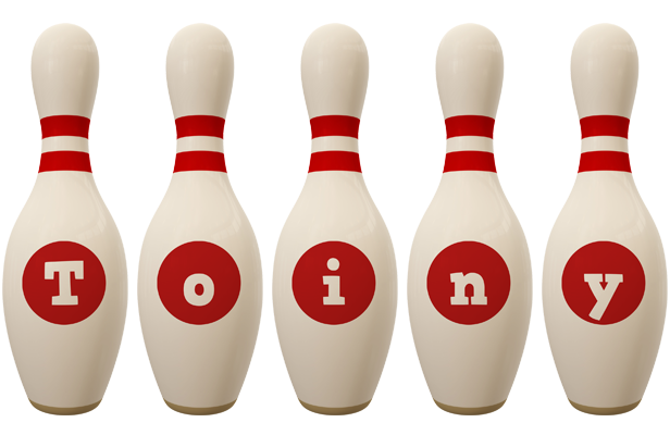 Toiny bowling-pin logo