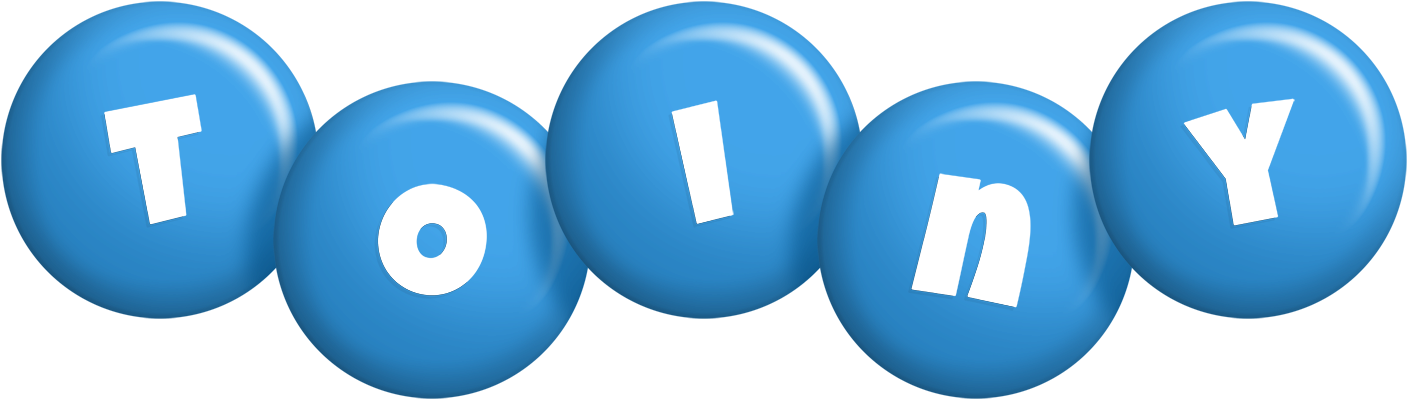 Toiny candy-blue logo