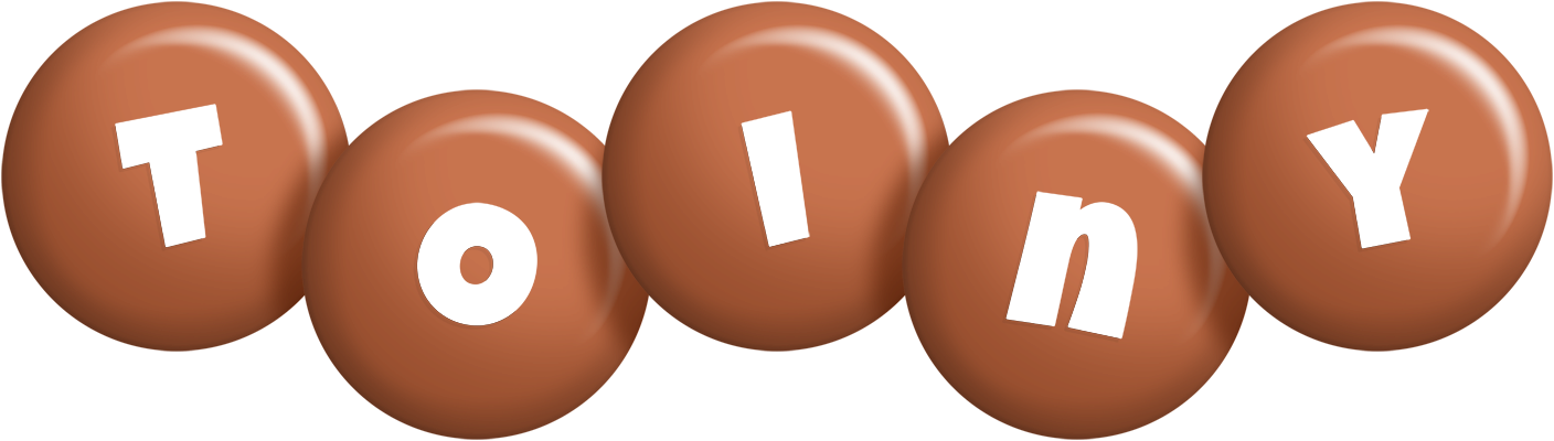 Toiny candy-brown logo