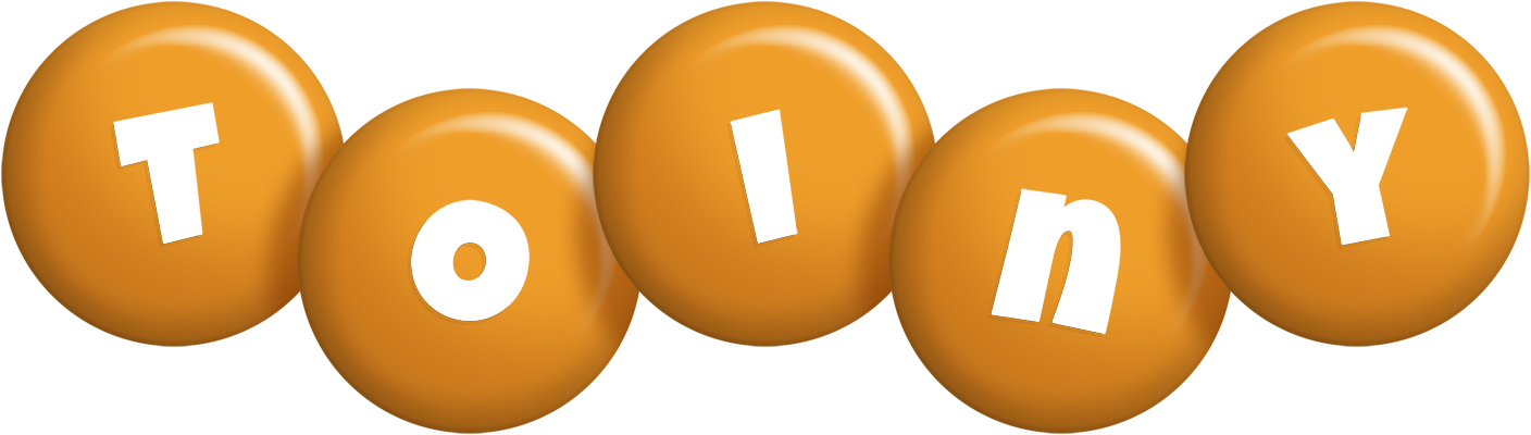 Toiny candy-orange logo
