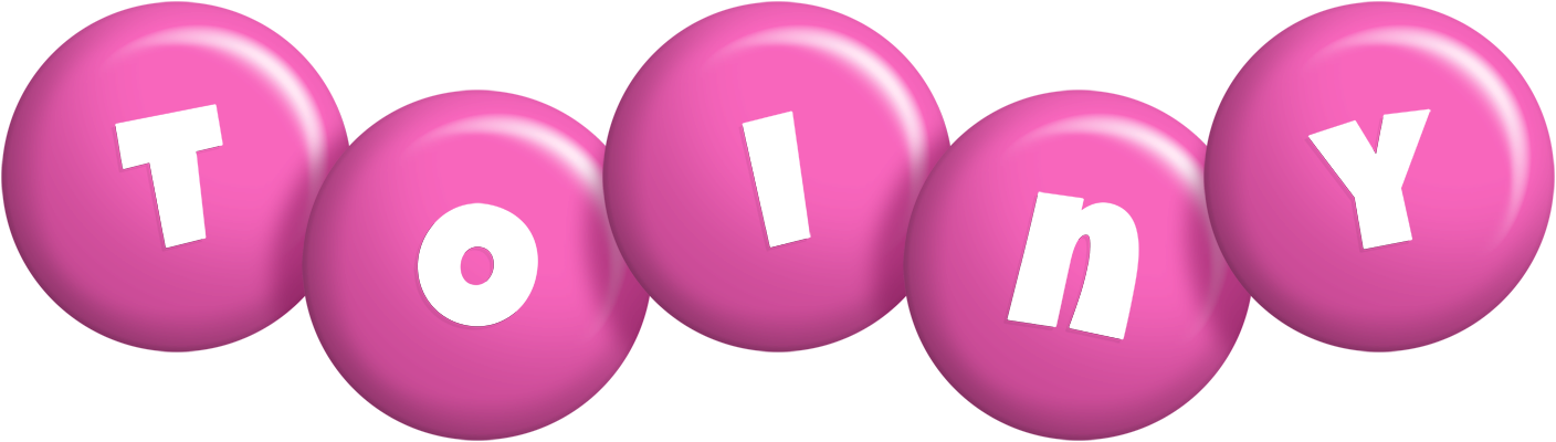 Toiny candy-pink logo