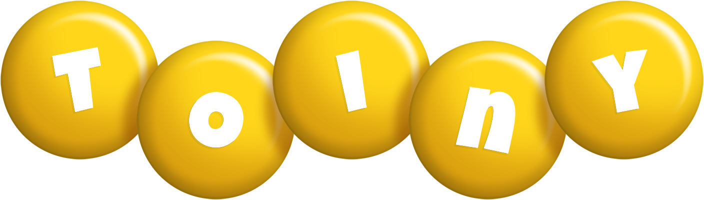 Toiny candy-yellow logo