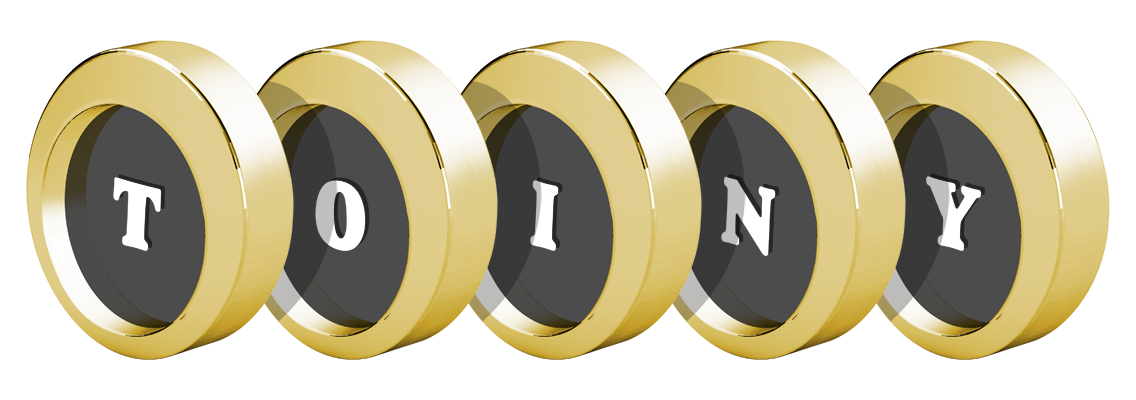 Toiny gold logo