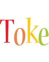 Toke birthday logo