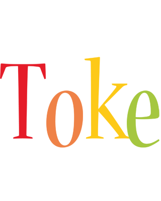 Toke birthday logo
