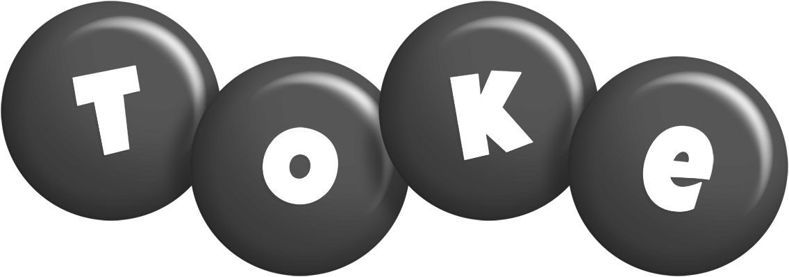 Toke candy-black logo