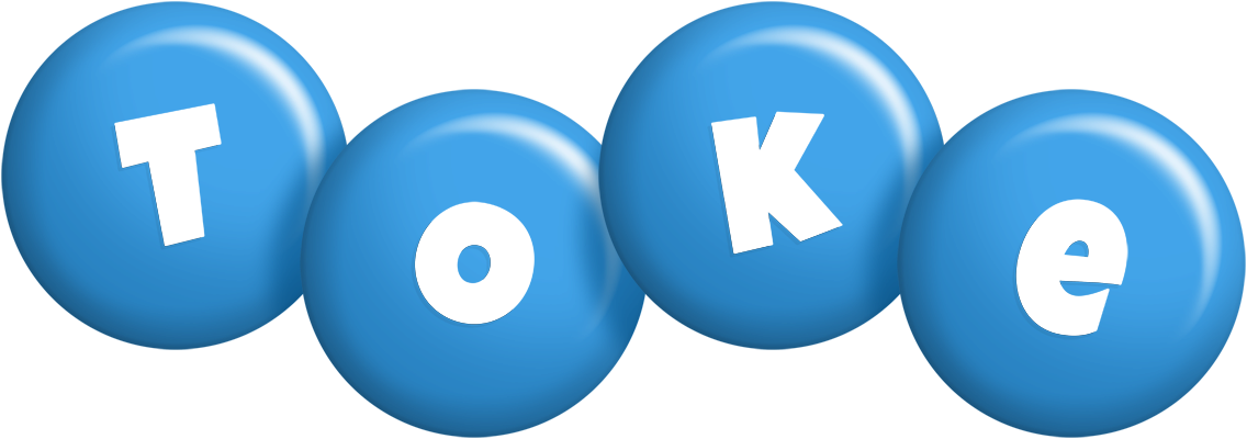 Toke candy-blue logo
