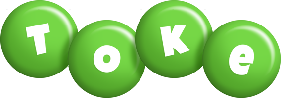 Toke candy-green logo