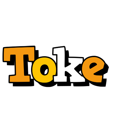 Toke cartoon logo
