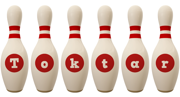 Toktar bowling-pin logo